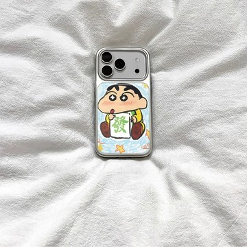麻將小新適用蘋果17手機殼iPhone16promax膚感15水凝殼14/13/12女