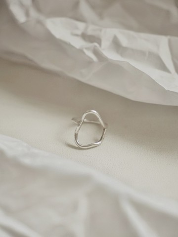 大自然系列-湖泊戒指 SV925 不規則