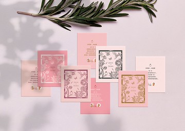 W&W婚卡盛宴-喜帖謝卡-璀璨花園萬用卡