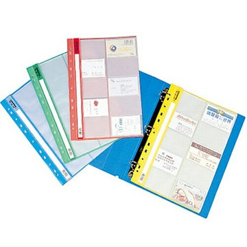 本月熱銷推薦 滿額再折【史代新文具】雙鶖Flying 6118 PP 11孔名片簿內頁 (100名)