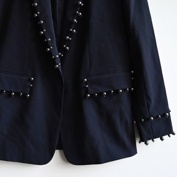 【蛋植物古著】DKNY珠飾古著西裝外套