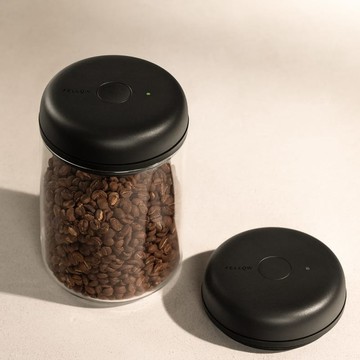 E-ATMOS 電動真空密封罐 1.2L 不鏽鋼黑