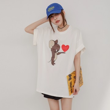 IN SHOP 傑利鼠愛心大T-共3色【KT224596】