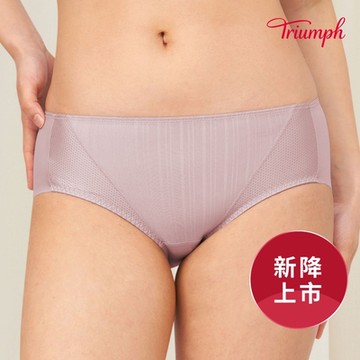 黛安芬-風格自在系列 涼感無痕中腰平口內褲 M-EEL 浪漫紫