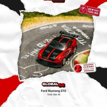 【東海模型】TARMAC 1/64 福特 Ford Mustang GTD Red  T64G-086-RE