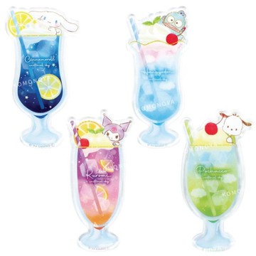 小禮堂 Sanrio 三麗鷗 壓克力造型磁鐵 (夏日汽水) 酷洛米 大耳狗 帕恰狗 人魚漢頓