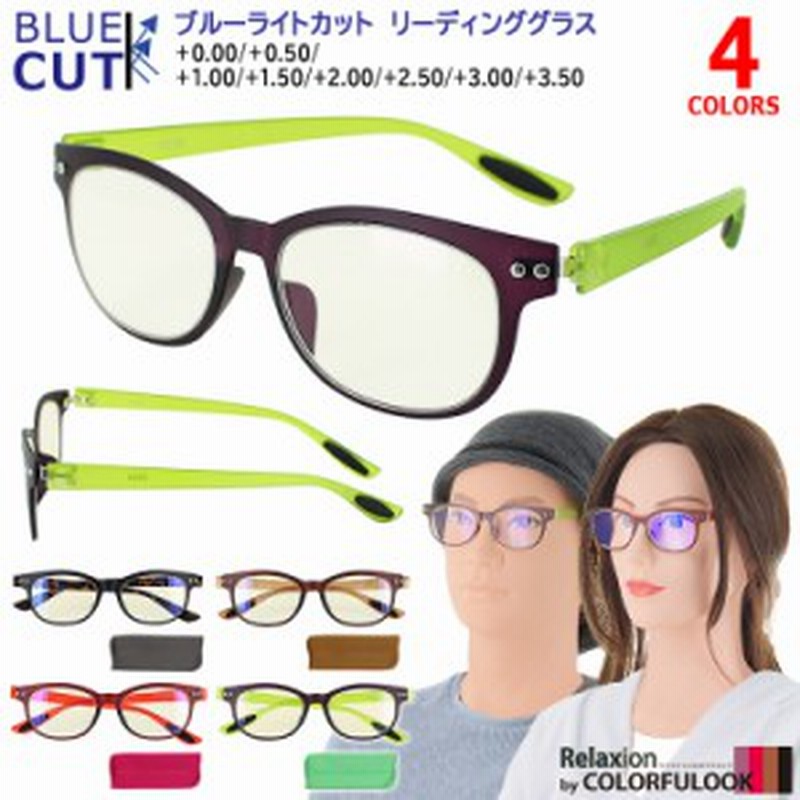 1.00 オーバル型 リーディンググラス（レッド）｜Zoff Reading Glasses