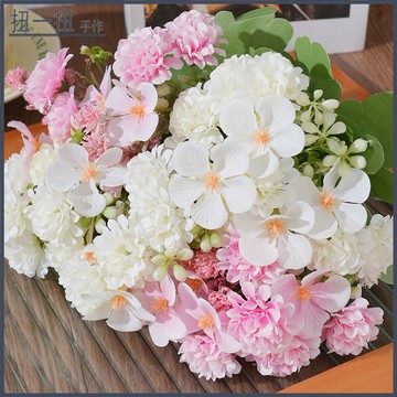 永生花🌸 北歐輕奢風假花仿真花餐桌花擺花家居客廳花藝裝飾擺件拍攝道具