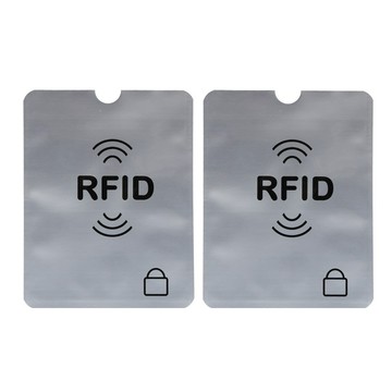 證件包/夾 RFID防消磁防盜錄信用卡鋁箔卡套(2入)