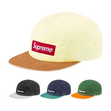 SUPREME 水洗雙配色 PIGMENT 2-TONE CAMP CAP 五分割帽 五分帽 SS24
