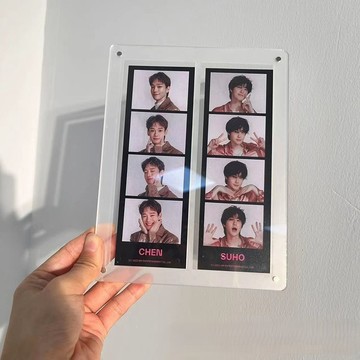 🔥現貨24H秒出🔥 人生四格卡磚 單格卡磚 人生四格 小卡卡磚 雙面覆膜 壓克力卡磚 卡磚 小卡收納 擺拍 雙槽卡磚