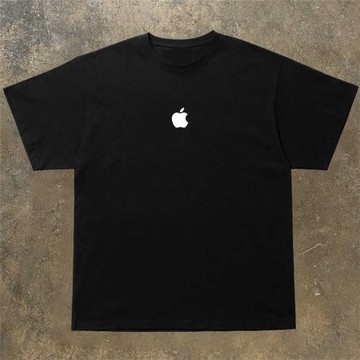 西海棧道短袖t恤寬松百搭趣味設計重磅純棉oversize圓領上衣衫