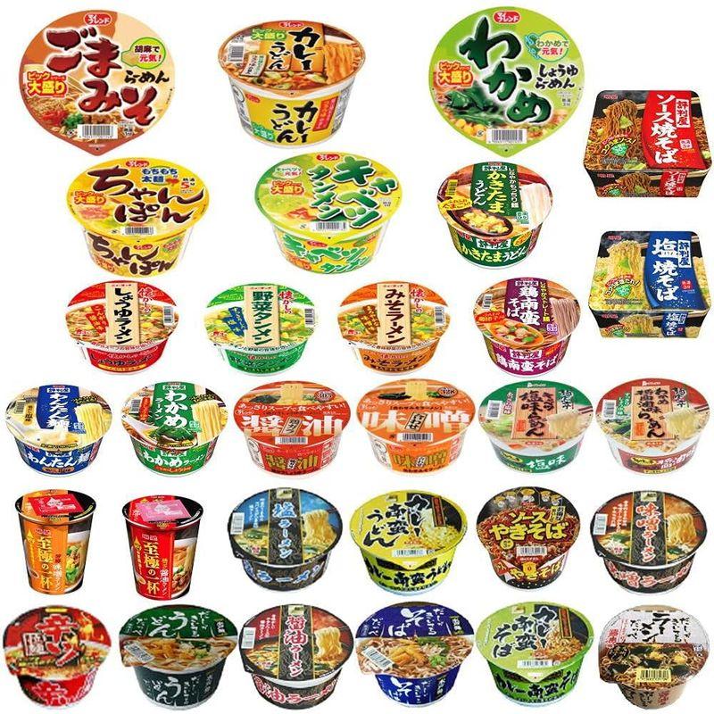 明星食品 大国食品 麺のスナオシからレギュラーサイズ カップ麺 25種