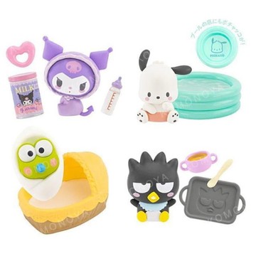 小禮堂 Sanrio 三麗鷗 造型公仔 全套4入組 (嬰兒款)