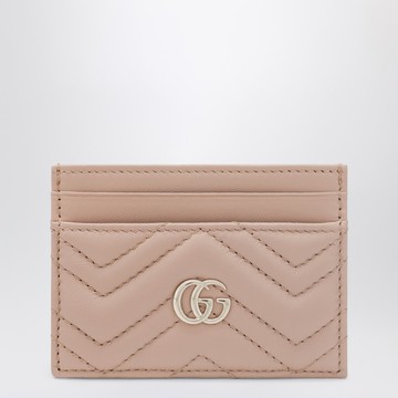 Pale pink GG Marmont card holder