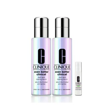 CLINIQUE倩碧 超激光勻淨白淡斑精華PRO新升級100ml*2入組贈10ml(航空版)