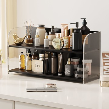 家用護膚品衛生間桌面多層化妝品收納盒宿舍網紅收納宿舍家用多層