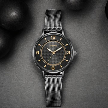 CITIZEN 星辰 Wicca 千鳥格紋 太陽能錶 女錶 送禮首選-24mm KP3-449-51