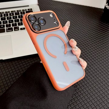 Magsafe磁吸 帶鏡頭膜 高亮背板 iPhone 17 16 11 12 13 14 15 Pro Max 保護殼