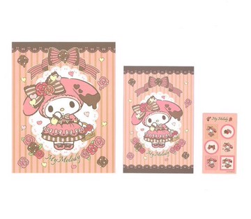 【震撼精品百貨】My Melody_美樂蒂~日本SANRIO三麗鷗 美樂蒂信紙組-玫瑰*40850