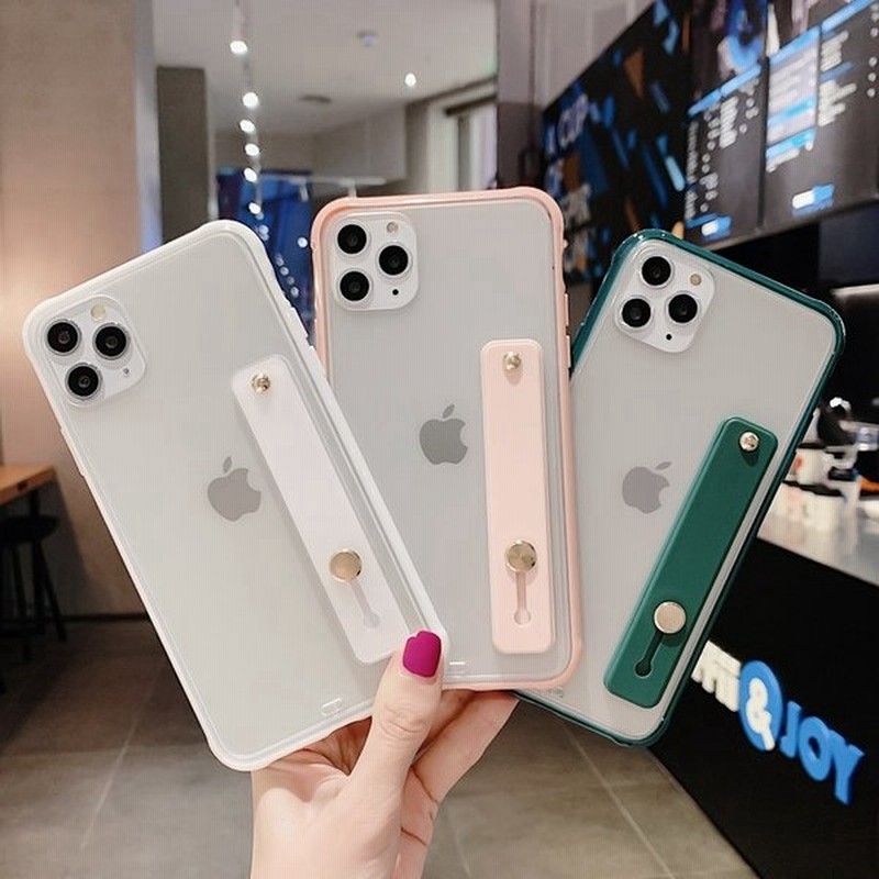 Iphone11 ケース Iphone Se2 ケース Se 半透明 8 7 Xr Xs Iphone 6s 6 8plus 7plus おしゃれ かわいい スマホベルト 耐衝撃 落下防止 ホールド クリア カラー 通販 Lineポイント最大get Lineショッピング