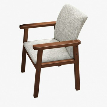 橡膠實木餐椅靠背椅臥室休閑椅簡約現代電腦椅子棋牌椅學習洽談椅 雙11全館免運