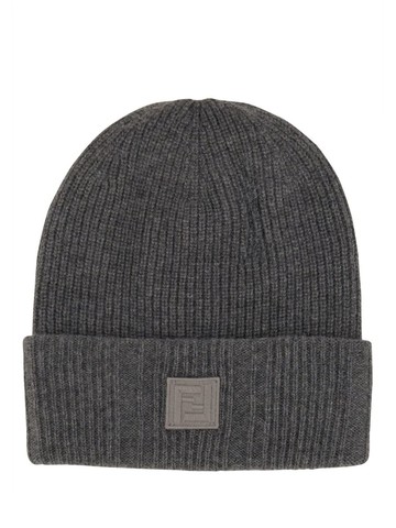 Fendi Beanie Hat With Logo