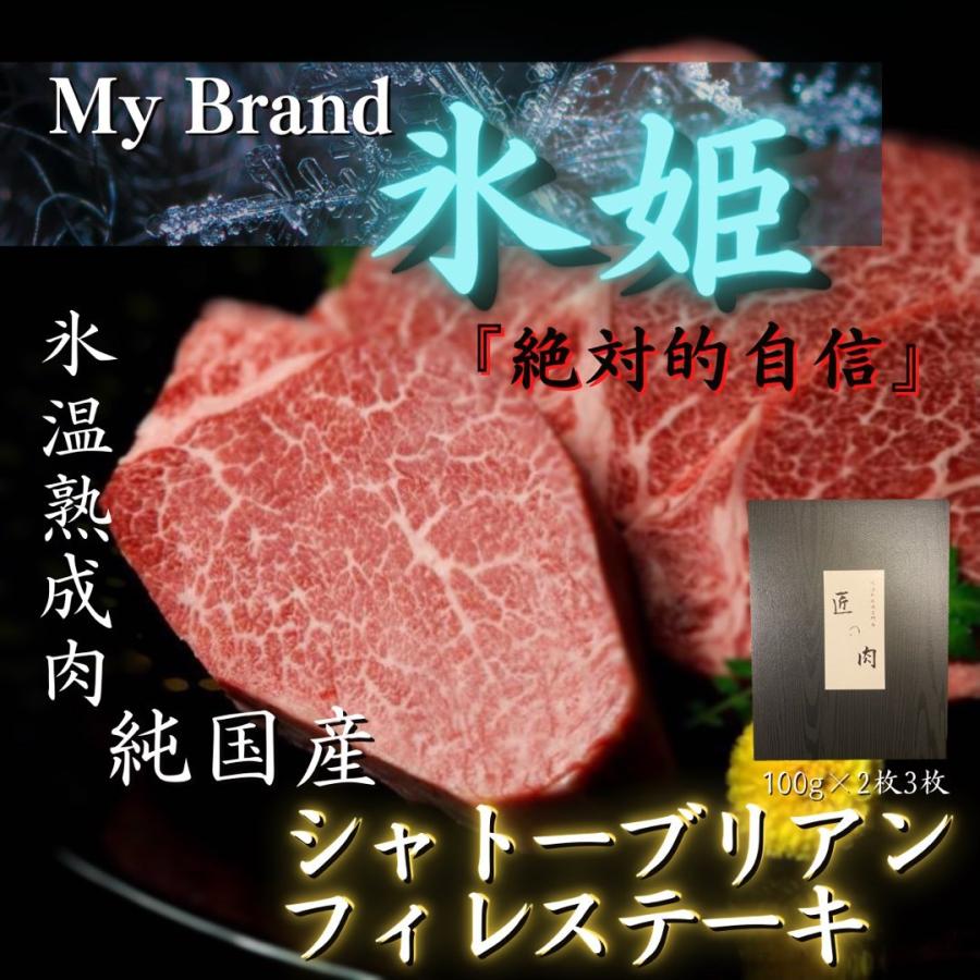 シャトーブリアン ×2 ギフト ヒレ ステーキ ×3 氷温熟成 国産 牛 焼肉 赤身 肉 セット 御歳暮 御年賀