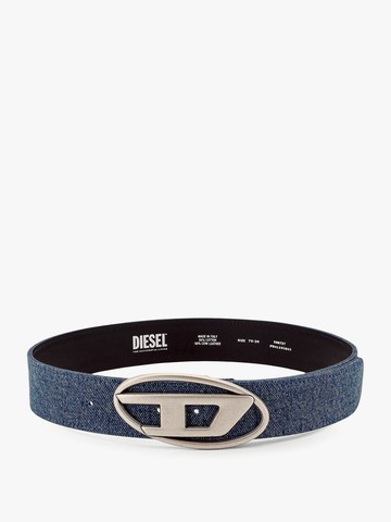 Denim belt with logo - DIESEL - gender_Woman