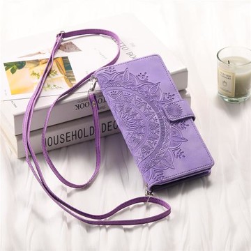 圖騰拉鏈適用蘋果16/15/14/13/12/11promax斜挎翻蓋手機殼678plus皮套XR