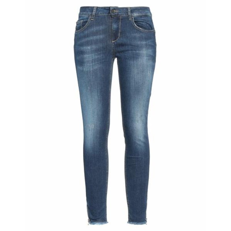 リュージョー レディース デニムパンツ ボトムス Denim pants Blue-