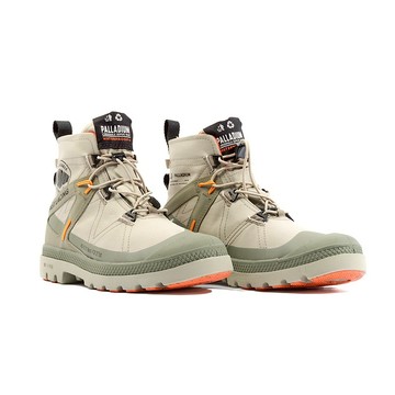 【PALLADIUM】PAMPA TVL L+ WP+ 防水靴 中性 穿搭 休閒 淺灰綠 78849344