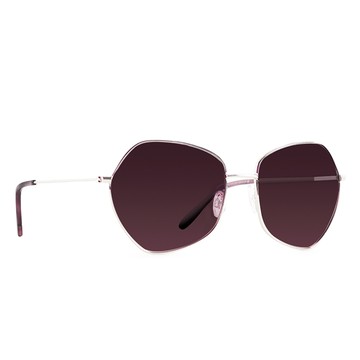 【INVU】瑞士魅力多邊菱角偏光太陽眼鏡 (紅-紫) T1002C