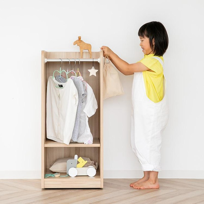 ハンガーラック キャスター付き 子ども用 コートハンガー キッズ