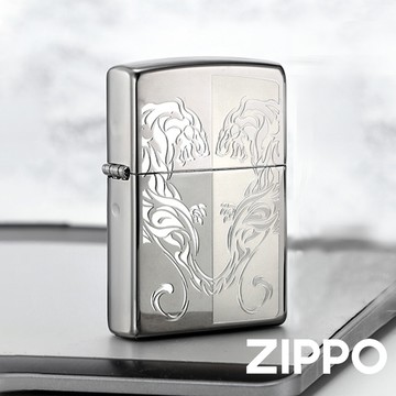 【ZIPPO】ZA-1-58B 雙生黑豹防風打火機|官方正版|韓國設計|限量