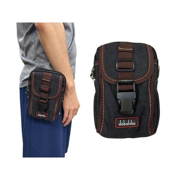 腰掛包小容量二主袋+外袋共三層防水帆布5.5吋手機