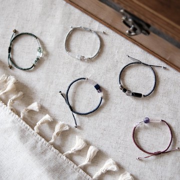 【手環】魔杖系列/可客製/南美蠟繩/礦石/水晶