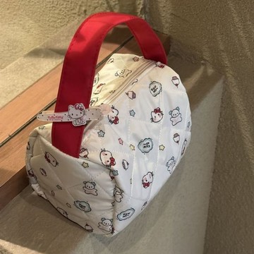 臺灣現/🎀化妝包 收納包新款可愛化妝包手提包收納包旅行外出便攜洗漱立體化妝包