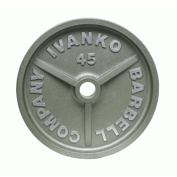 日本総代理店 Φ50mm 20kg バーベルプレート IVANKO イヴァンコ