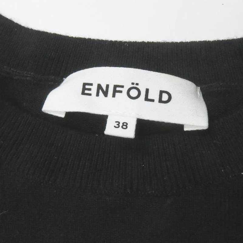 エンフォルド ENFOLD 19AW シャツレイヤードニットプルオーバー