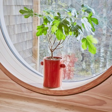 OYOY LIVING 印加極簡石器 / 盆栽-小 / 經典紅