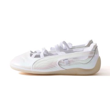 Puma Speedcat Ballet Pearlized 女鞋 白色 珠光皮革 芭蕾 套腳 休閒鞋 40426401