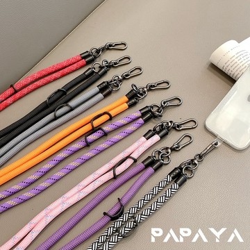 Tk爆款 10MM加粗尼龍繩 手機掛繩 附夾片 墊片 斜跨 斜背 戶外防丟繩 結實耐用 單肩斜掛繩 戶外登山繩 斜跨掛繩