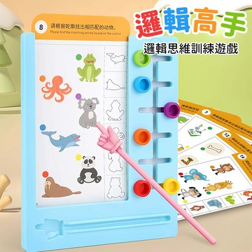 台灣現貨🚚 邏輯高手 邏輯思維 益智玩具 教學玩具 感官認知 交通工具 動物植物 食品用品 形狀色彩