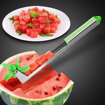 西瓜風車切塊器西瓜切不銹鋼抖音吃西瓜多功能分割器家用花式切刀