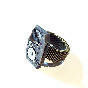 1920 機芯 Steampunk蒸汽龐克戒指 Ring
