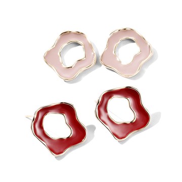 不規則耳環女氣質設計感耳釘小眾耳環新款潮網紅925銀針耳飾