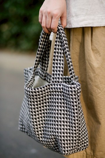 paleMoon | cookie 毛呢小拎包自制日系森系文藝秋冬復古手提布袋