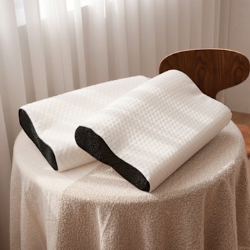 BUHO 針織緹花人體工學釋壓記憶枕(經典款/蝶型款/麵包款)(2入組)三款任選