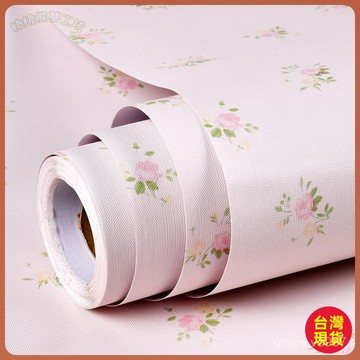 【田園小花】壁紙 碎花壁紙 臥室壁紙 防潮壁紙 翻新貼紙 學生宿舍貼紙 防水貼紙 防水擦洗 溫馨壁紙 田園風格 牆紙 自